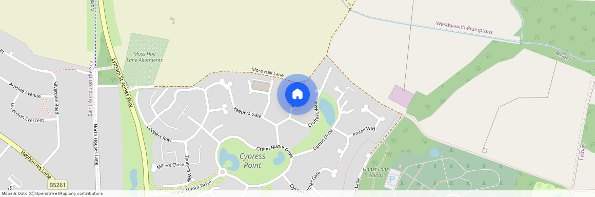 Bridleway, Lytham St. Annes, Lancashire, FY8