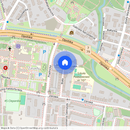 ul. Janusza Korczaka, Żabiniec, Prądnik Biały, Kraków, małopolskie