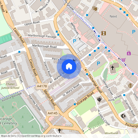 Market Street, Watford, Hertfordshire, WD18