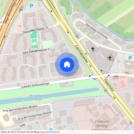 Warszawa, M., Warszawa, Mokotów, Ludwika, Idzikowskiego