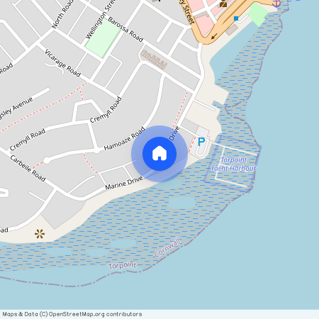 Marine Drive, Torpoint, Cornwall, PL11