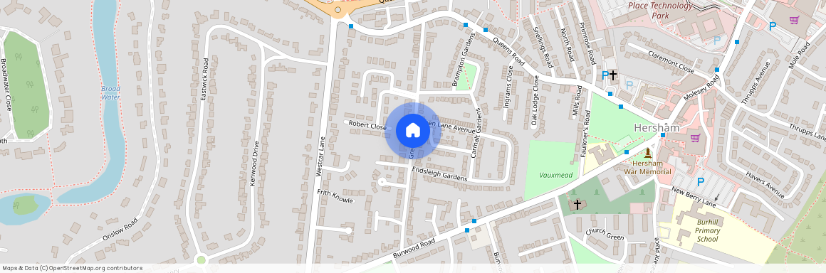 Green Lane, Hersham, Surrey, KT12