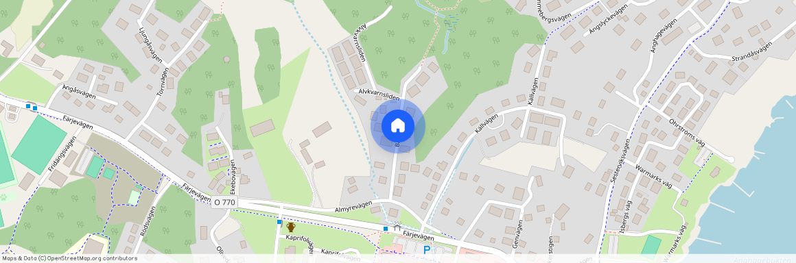 Bäckvägen, Svanesund