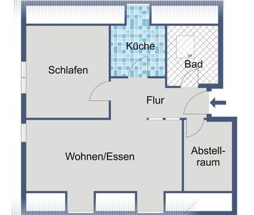 WBS erforderlich - Schöne Balkonwohnung in guter Lage - Photo 3