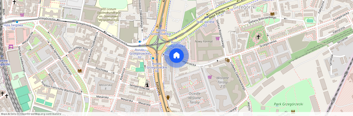 ul. Grzegórzecka, Grzegórzki, Grzegórzki, Kraków, małopolskie