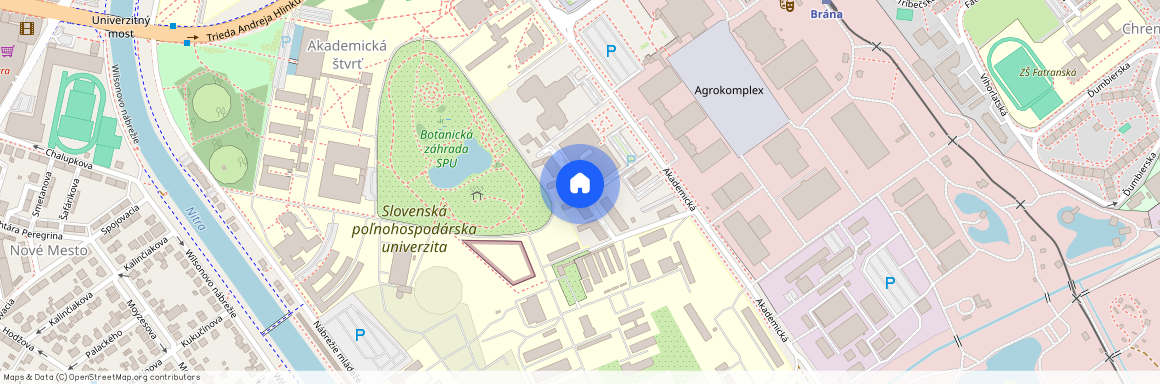Botanická, Nitra, okres Nitra