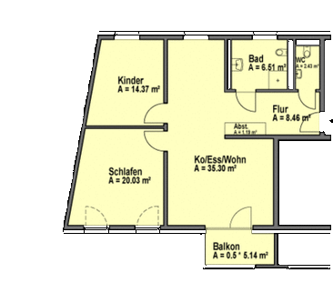 Balkon * Parkett * Aufzug * Nordstadt * nähe U-bahn * Küche kann ab... - Foto 1