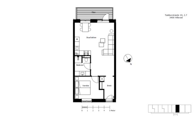 Moderne boliger i Tækkerhusene, Hillerød: Elevator og privat altan. Perfekt beliggenhed ved både natur og by liv - Foto 1