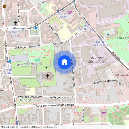 Św. Jerzego, Zabrze, Centrum Południe