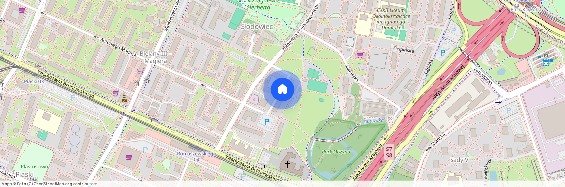 ul. Zbigniewa Romaszewskiego 8, Słodowiec, Bielany, Warszawa, mazowieckie