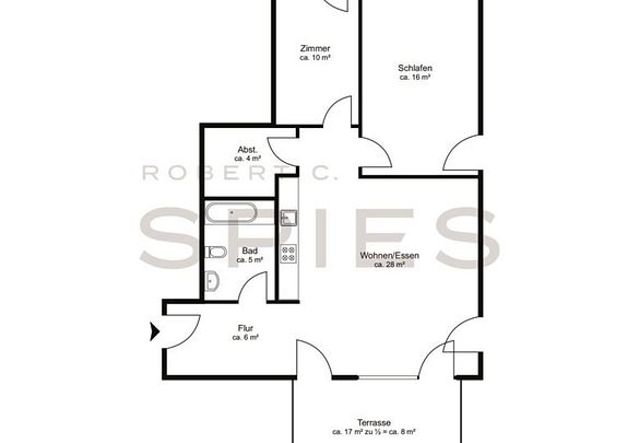 Neubau Park Side: Großzügige 3-Zimmer-Wohnung mit Sonnenbalkon - Foto 1