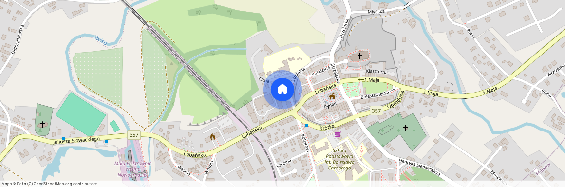 ul. Szpitalna, Nowogrodziec, Nowogrodziec, bolesławiecki, dolnośląskie