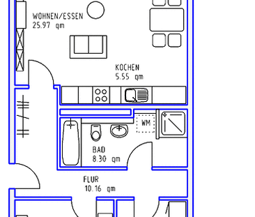 3 Zimmer, Küche, Bad, 2 Loggien, Aufzug, Tiefgarage, 5. Ebene - Photo 3