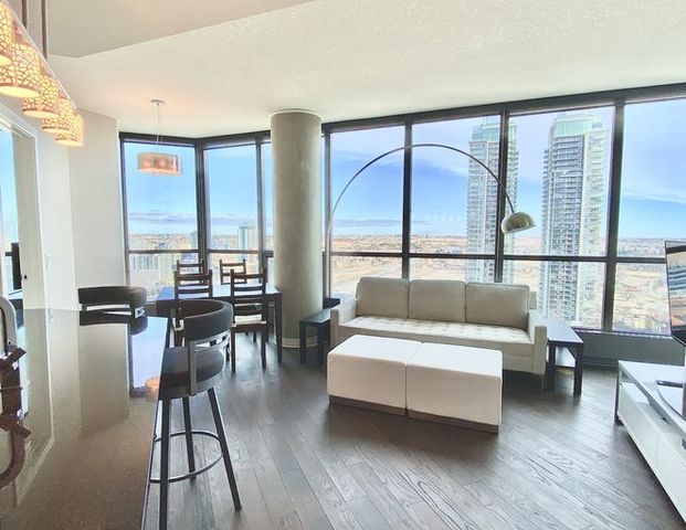 Furnished condo Keynote 2 - 24th floor, 2 bed+2 bath, P1 parking | 225 11th Ave SE, Calgary - Photo 1