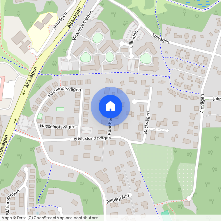 Rönnbärsvägen, Älta