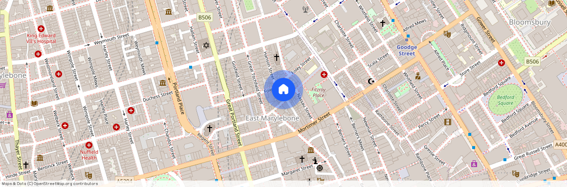 Great Titchfield Street, Fitzrovia, London, W1W