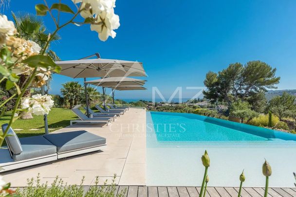 Antibes - Villa californienne avec vue mer - Photo 1