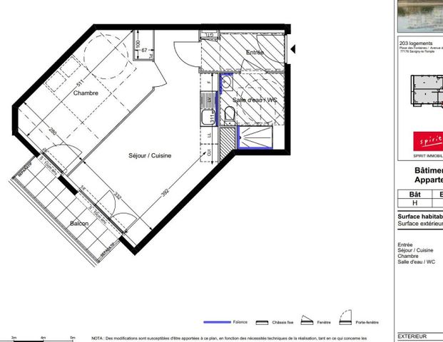 location Appartement T2 DE 42.37m² À SAVIGNY LE TEMPLE - Photo 1