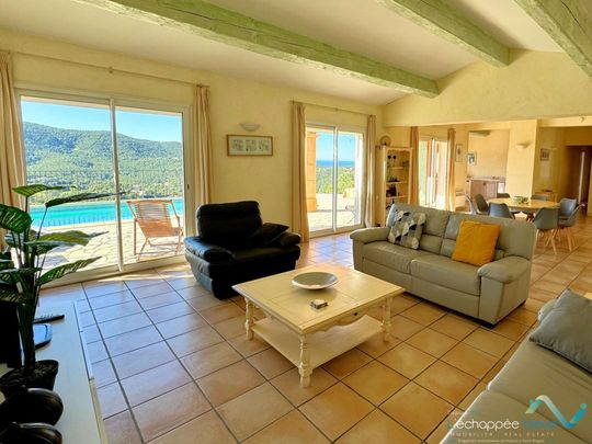 Villa pour 8 personnes avec piscine et vue mer au domaine de Valcros à La Londe les Maures - Photo 1