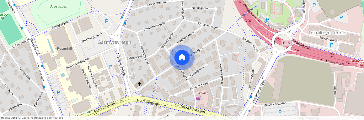 Katrinelundsvägen, Västerås