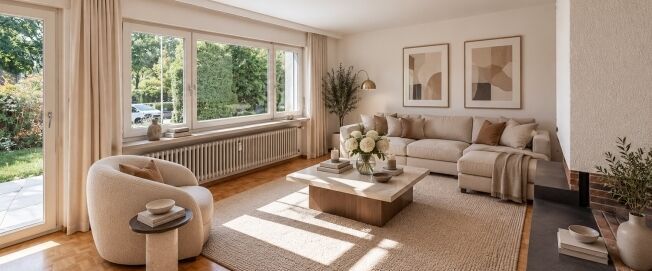 Bright 4-room apartment on the ground floor quiet living in Herrliberg | TEMPORARY - Photo 1