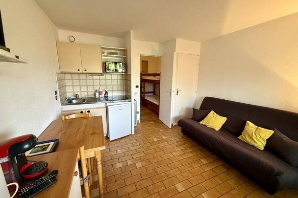 Location studio Antibes Bréguières dans résidence de standing avec piscine et tennis - Photo 1