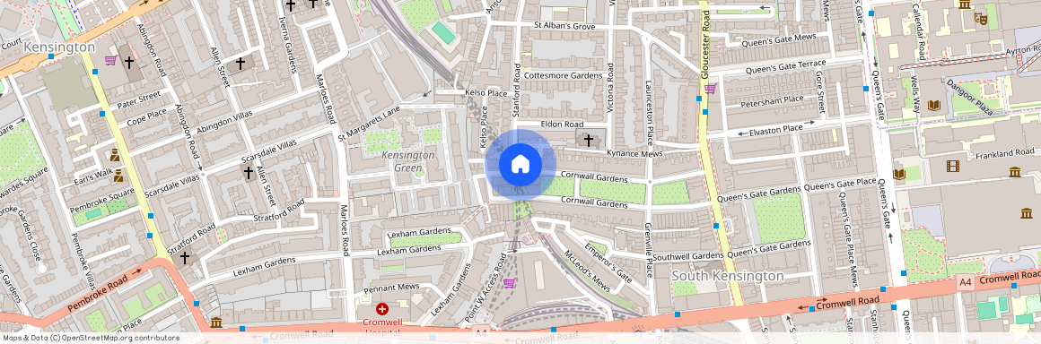 Cornwall Gardens, South Kensington, London, SW7