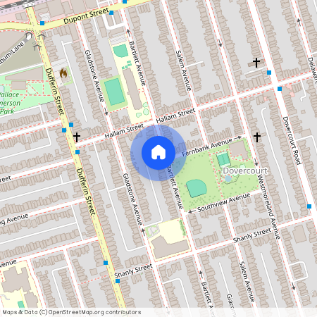 184 Bartlett Avenue Unit# B, Toronto