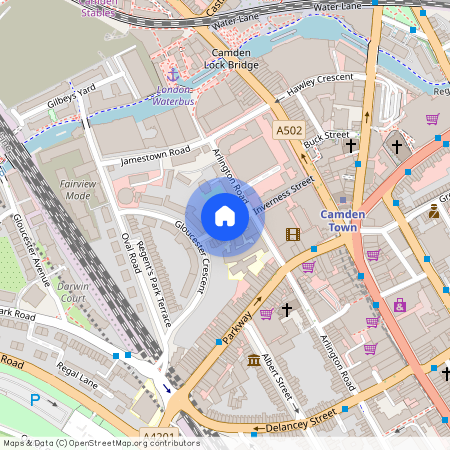 Inverness Street, Camden Town NW1, London