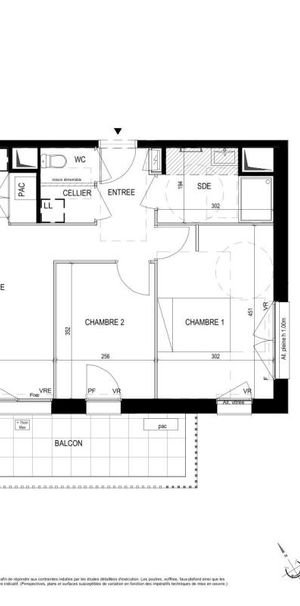 Location Appartement 3 pièces 63m² ST HERBLAIN 44800 - Photo 2