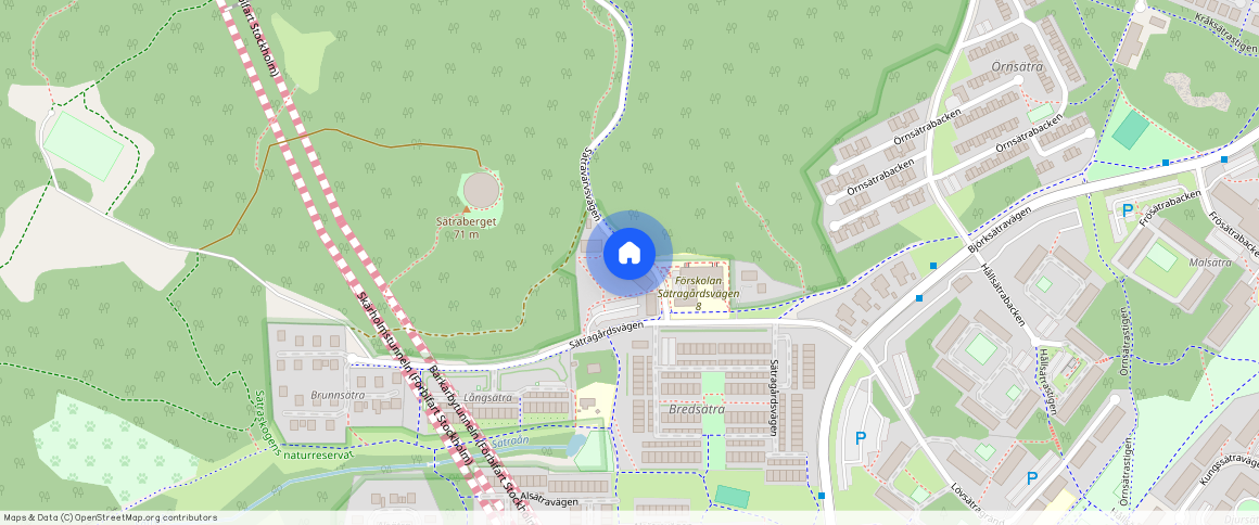 Sätravarvsvägen **, Skärholmen