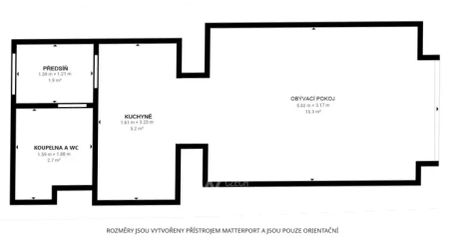 Pronájem bytu 1+kk 25 m - Fotografie 3