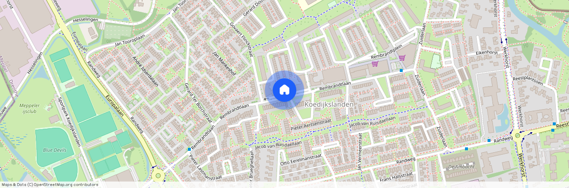 Koeberg, 7944 GK, Rembrandtlaan, Meppel