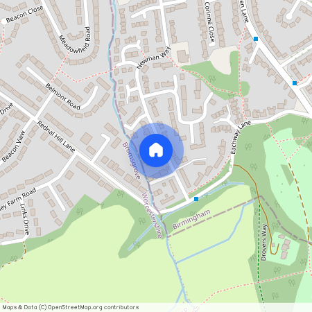 Newman Way, Rednal, Birmingham, West Midlands, B45