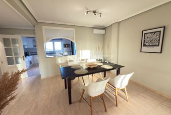 Noble luxury. Two bedroom apartment in a quiet urbanization overlooking the sea and golf cour