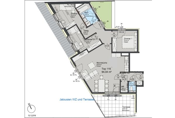 Attraktive 4-Zimmer-Dachgeschosswohnung mit Süd/West-Terrasse - Schöner Weitblick - Klimaanlage - Photo 1