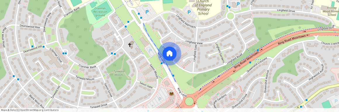 Lingfield Bank, Leeds, West Yorkshire, UK, LS17