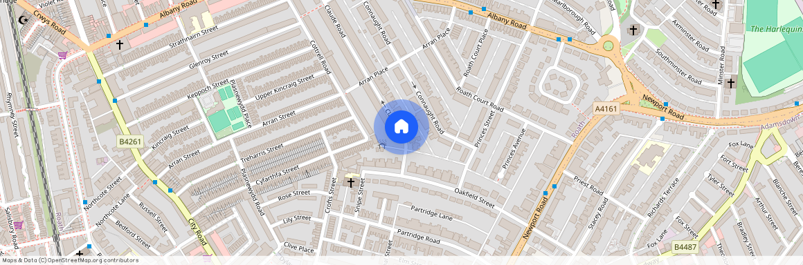 CF24 3PZ Roath, Wales, Cardiff