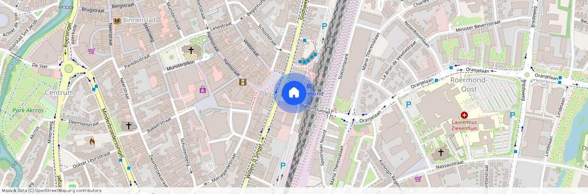 Stationsplein 7-D, Binnenstad, 6041GN, Roermond