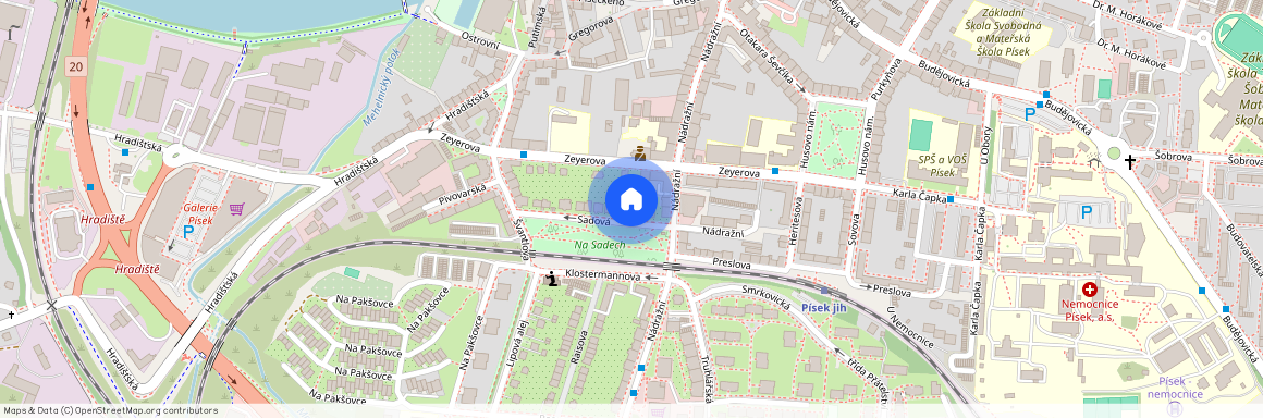 Sadová 1196, 39701, Písek