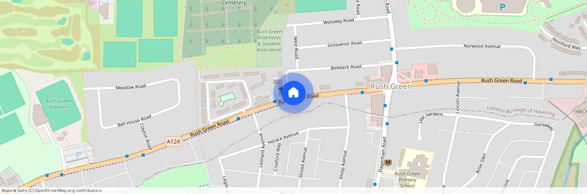 Rush Green Road, Romford, Essex, RM7