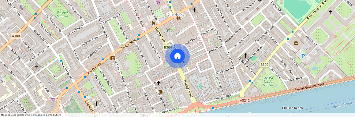 Oakley Street London SW3, London, SW3