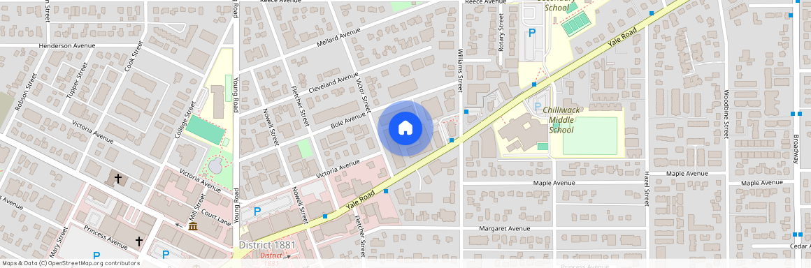 $1400 Property Location #403 46150 Bole Avenue Chilliwack, BC, V2P 0B7 Canada