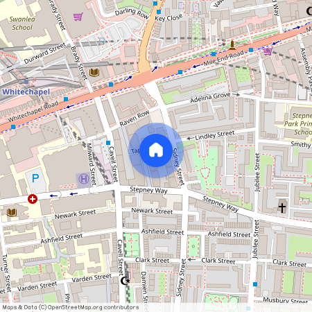 Georgette Apartments, Cendal Crescent, E1