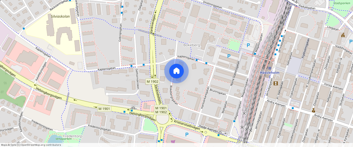 Hässleholm, Skåne, Bokebergsgatan 14