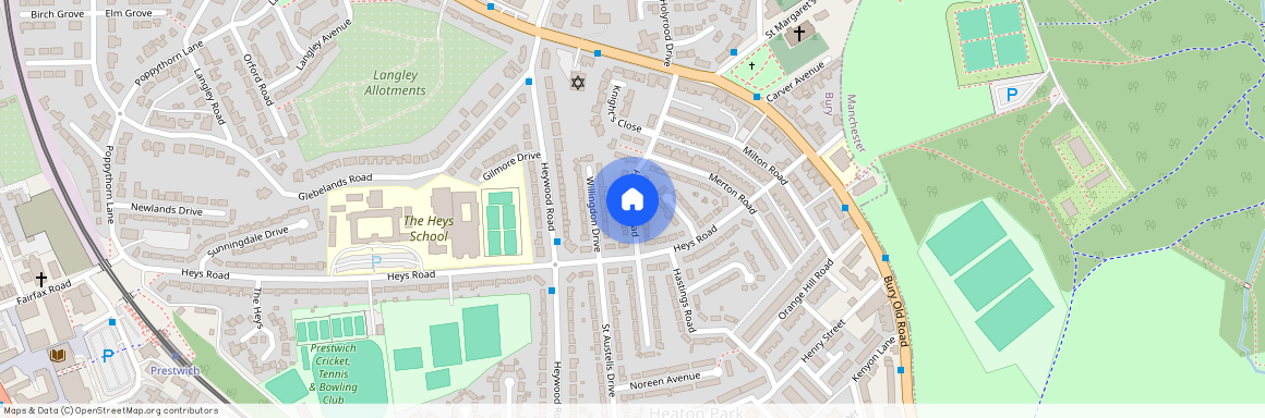 Holyrood Road, Prestwich, Manchester, M25