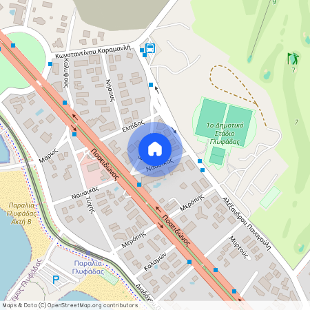 Ναυσικάς, 9, Γλυφάδα Ελλάδα, 16675, Γκολφ (Γλυφάδα)