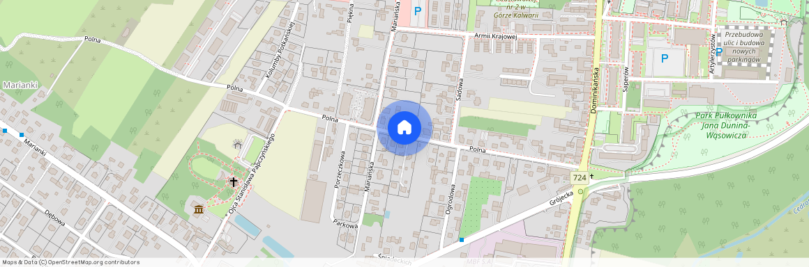 ul. Polna, Góra Kalwaria, Góra Kalwaria, piaseczyński, mazowieckie