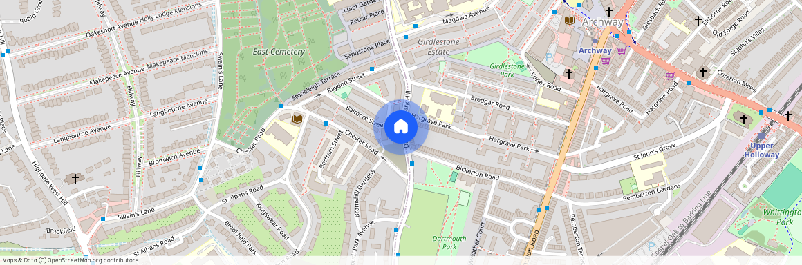 Dartmouth Park Hill, Dartmouth Park, London, N19