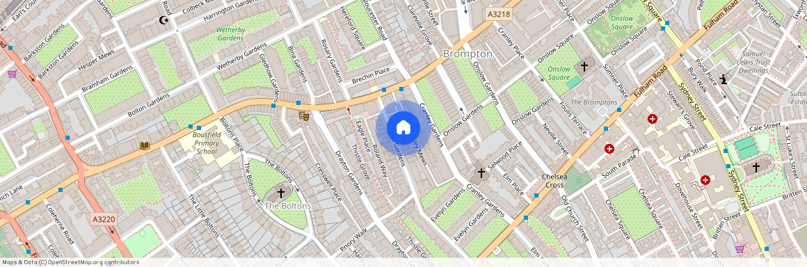 Roland Gardens, South Ken, SW7